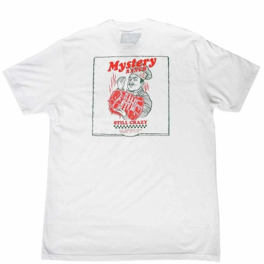 Logo Wear * | Mystery Ranch Chef'S Choice Short Sleeve Shirt White