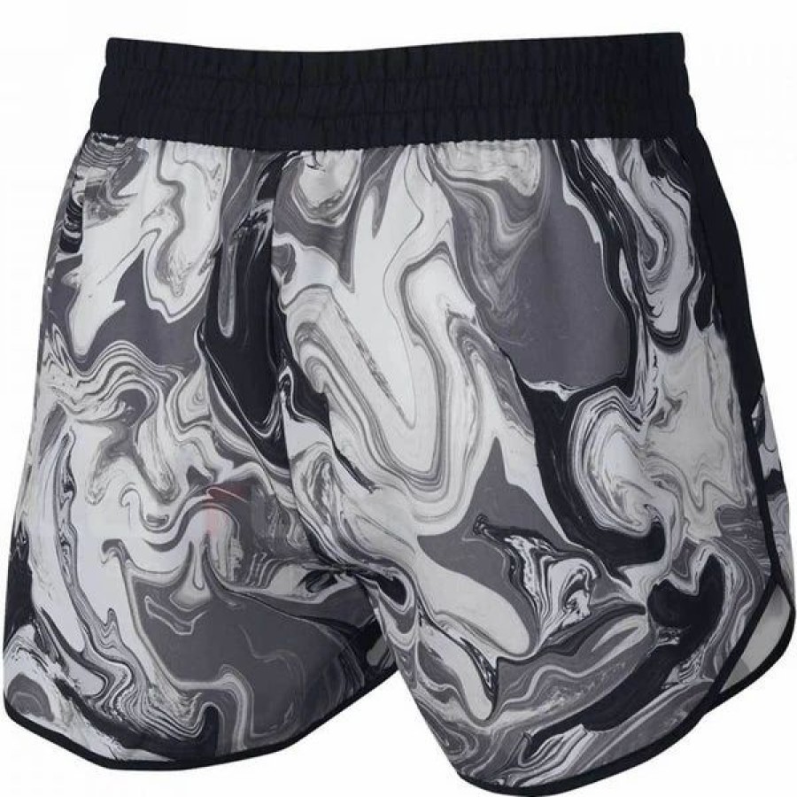 Bottoms * | Women'S Nike Sportswear Gray Printed Woven Shorts M