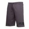 Bottoms * | Men'S Puma Asphalt Grey Big Logo Fleece Short 10 S