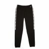 Bottoms * | Men'S Lacoste Black Branded Bands Skinny Fleece Joggers Xl