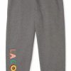 Bottoms * | Lacoste Heather Lead L!Ve Embroidered Fleece Jogging Pants 3Xl