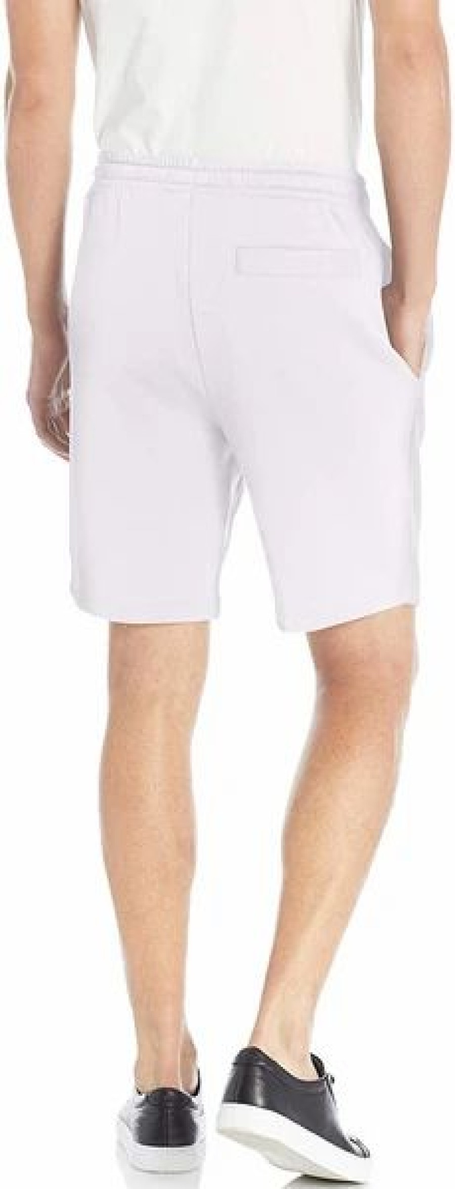 Bottoms * | Mens Lacoste White Fleece Sport Shorts 3/S