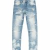 Bottoms * | Men'S Smoke Rise Bergen Blue Ripped Skinny Jeans 28 30