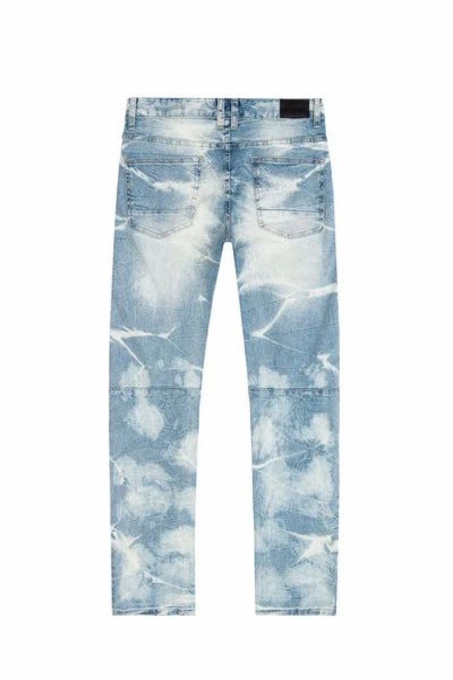 Bottoms * | Men'S Smoke Rise Bergen Blue Ripped Skinny Jeans 28 30