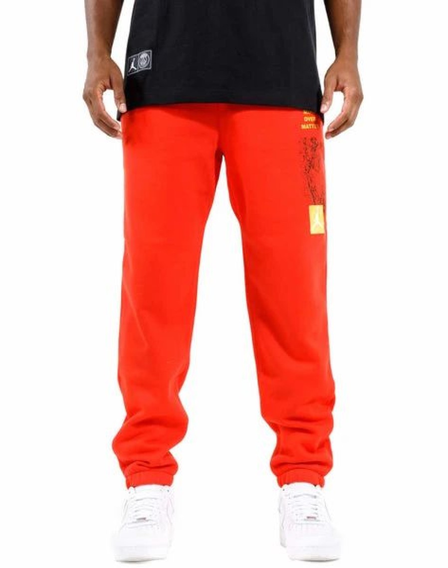 Bottoms * | Men'S Jordan Red Essentials Mountainside Graphic Pants S