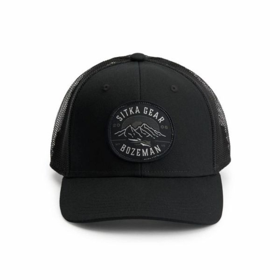 Logo Wear * | Sitka Altitude Pro Trucker Hat Black