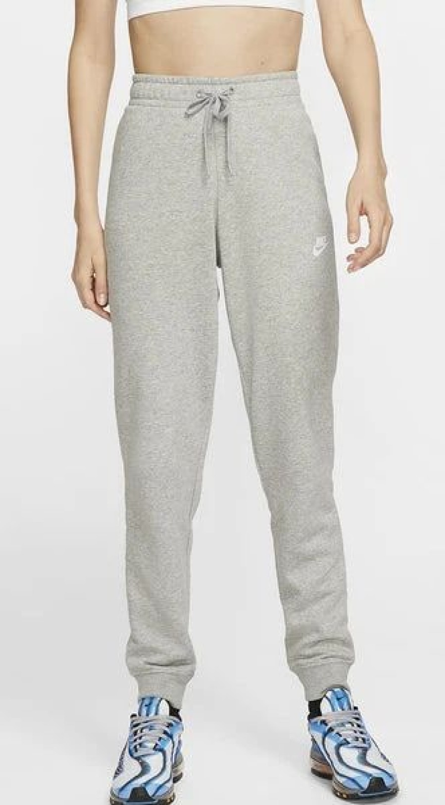 Bottoms * | Nike Women'S Grey Heather Fleece Pants (Bv4087 063) Xs