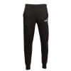 Bottoms * | Men'S Puma Black Ess+ Embroidery Logo Pant S