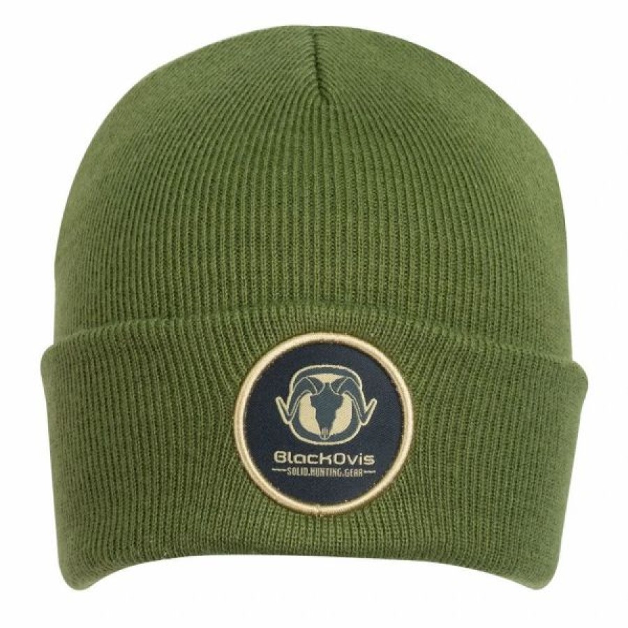 Logo Wear * | Blackovis Badge Beanie Olive