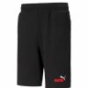 Bottoms * | Men'S Puma Black Essentials + 2 Color Logo Short Xs