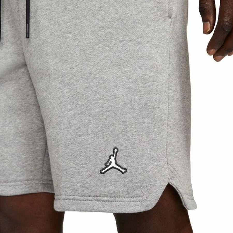 Bottoms * | Men'S Jordan Carbon Heather Essentials Fleece Shorts M