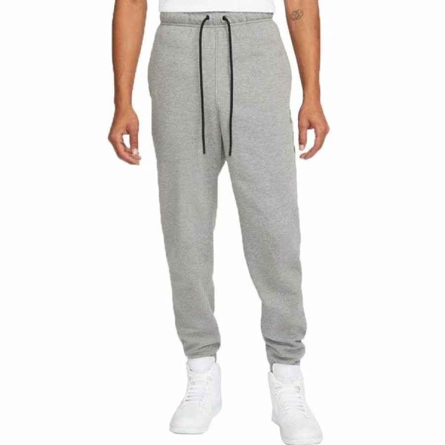 Bottoms * | Men'S Jordan Carbon Heather Essentials Fleece Pants S