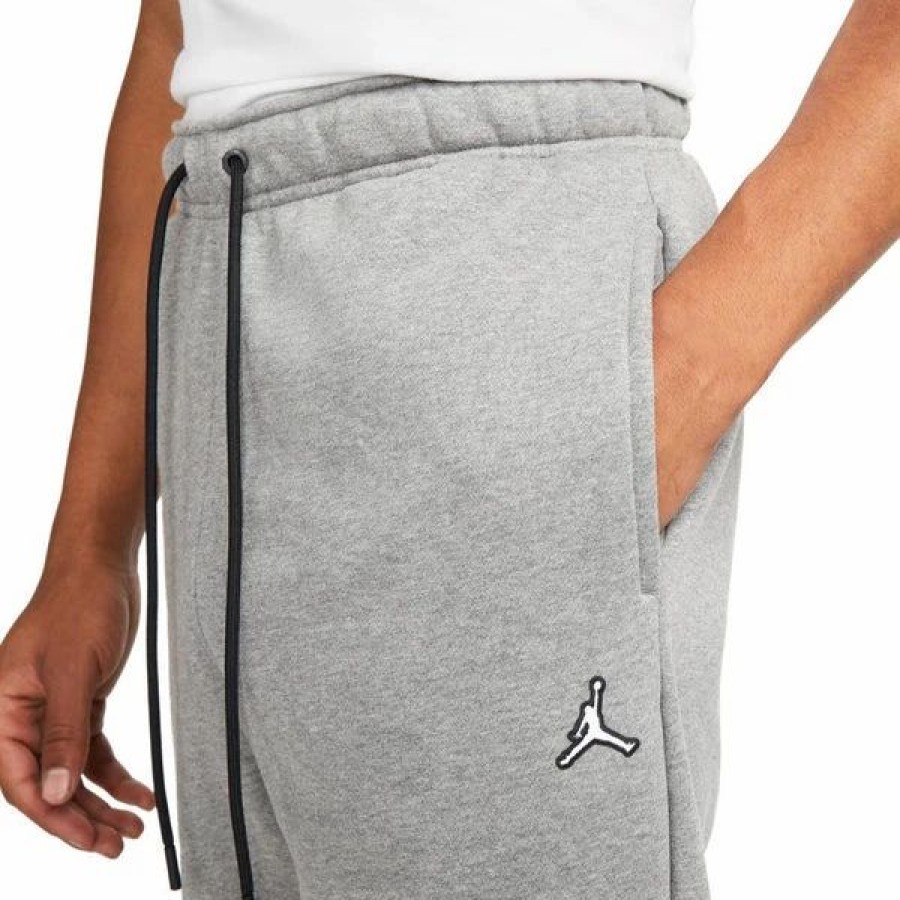 Bottoms * | Men'S Jordan Carbon Heather Essentials Fleece Pants S