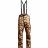 Pants * | Sitka Boreal Aerolite Bib Pant Optifade Waterfowl Marsh