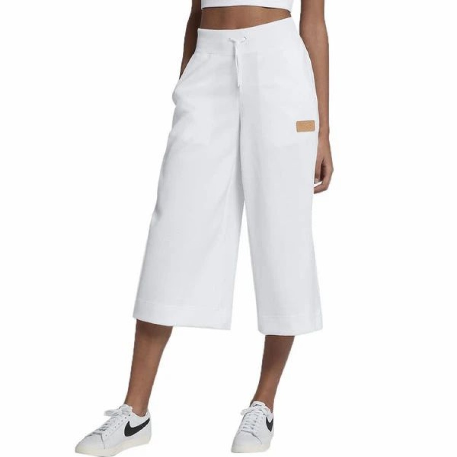 Bottoms * | Women'S Nike Sportswear White "Beautiful X Powerful" Pants M