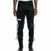 Bottoms * | Smoke Rise Black Multi Cargo Fashion Twill Pants 30 32