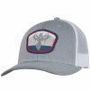 Headwear * | King'S Camo Elk Logo Patch Hat Heather Grey