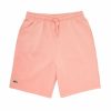 Bottoms * | Men'S Lacoste Pink Sport Tennis Fleece Shorts 3/S