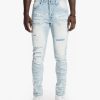 Bottoms * | Smoke Rise Speckle Blue Rip & Repair Fashion Jeans 30 32