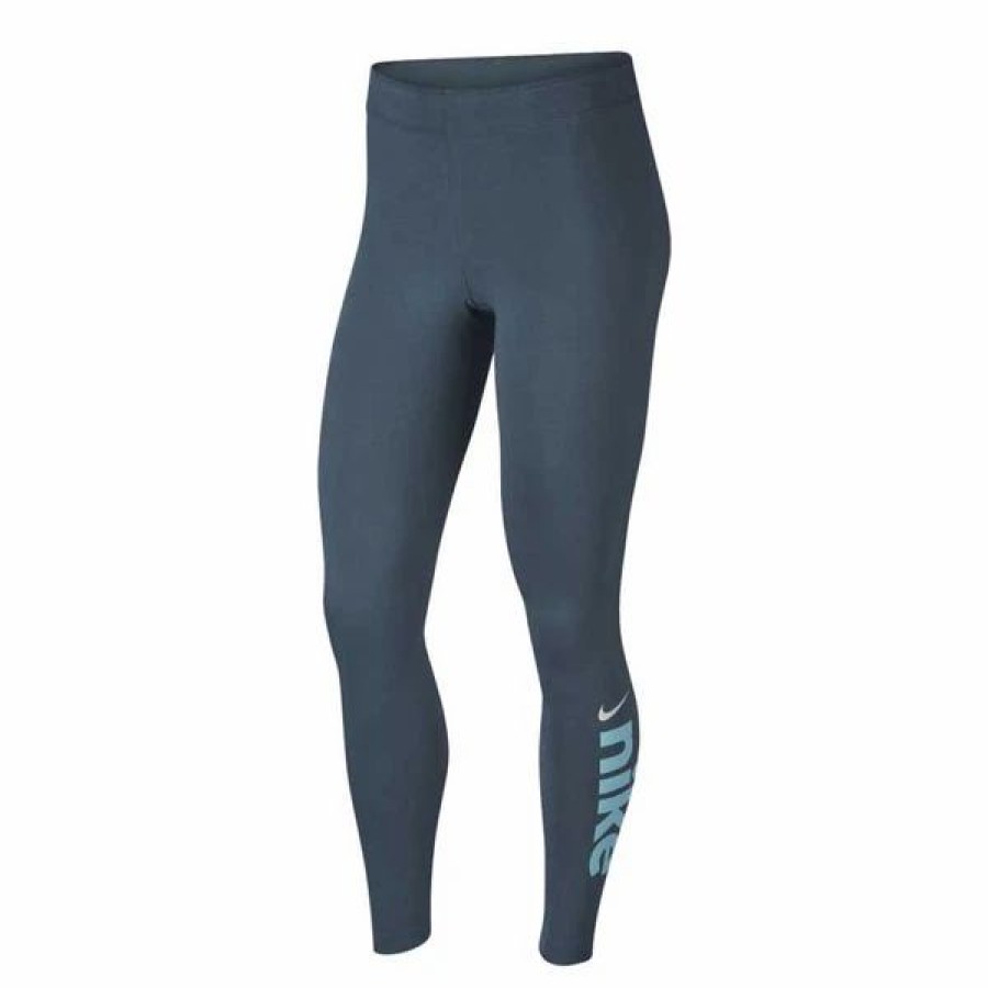 Bottoms * | Women'S Nike Teal Leggings Xs